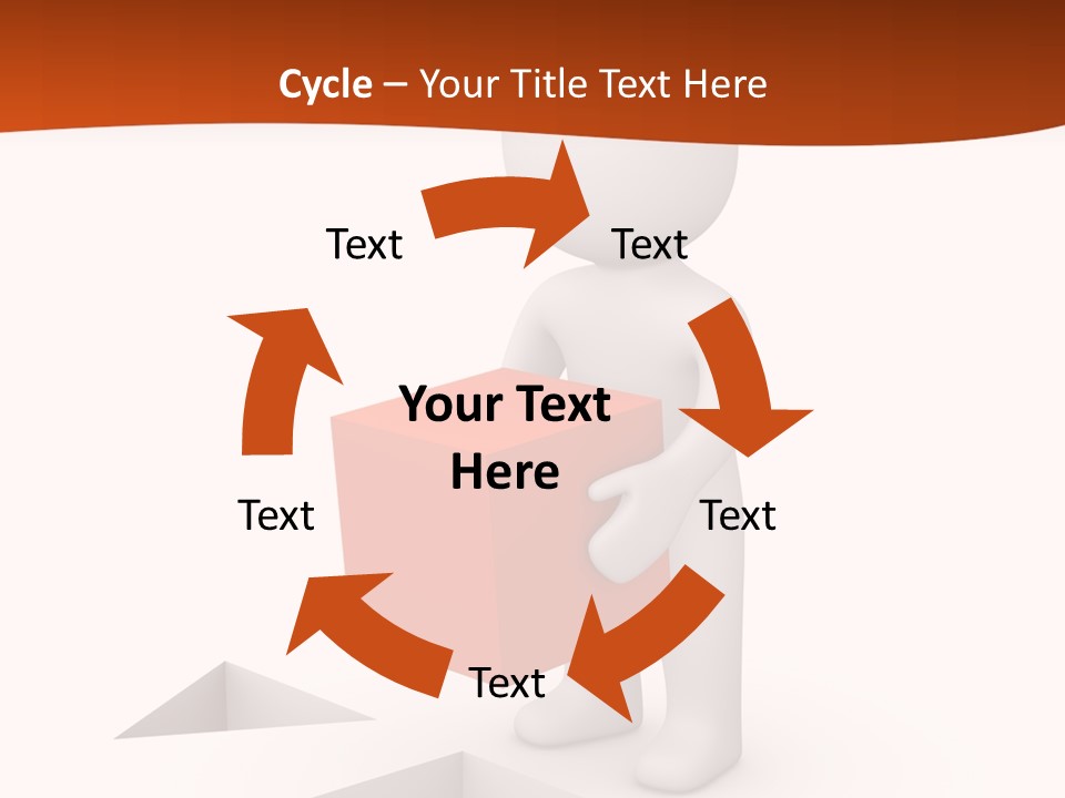 A Person Holding A Box In His Hands PowerPoint Template