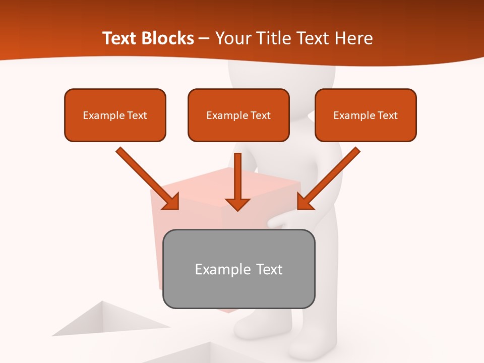 A Person Holding A Box In His Hands PowerPoint Template