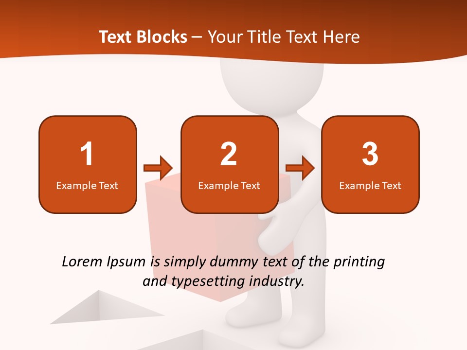 A Person Holding A Box In His Hands PowerPoint Template