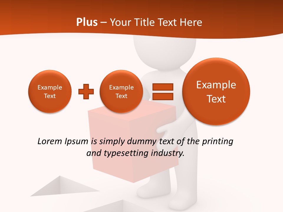 A Person Holding A Box In His Hands PowerPoint Template