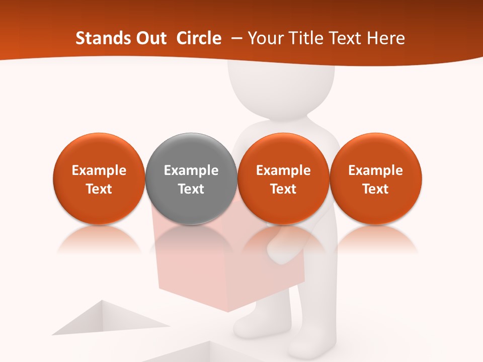 A Person Holding A Box In His Hands PowerPoint Template