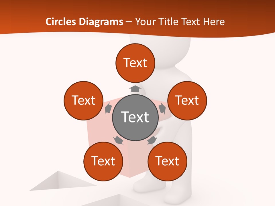 A Person Holding A Box In His Hands PowerPoint Template