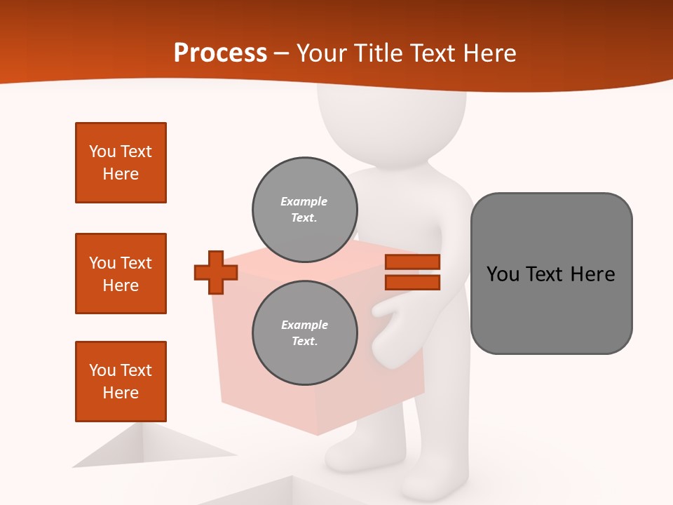 A Person Holding A Box In His Hands PowerPoint Template
