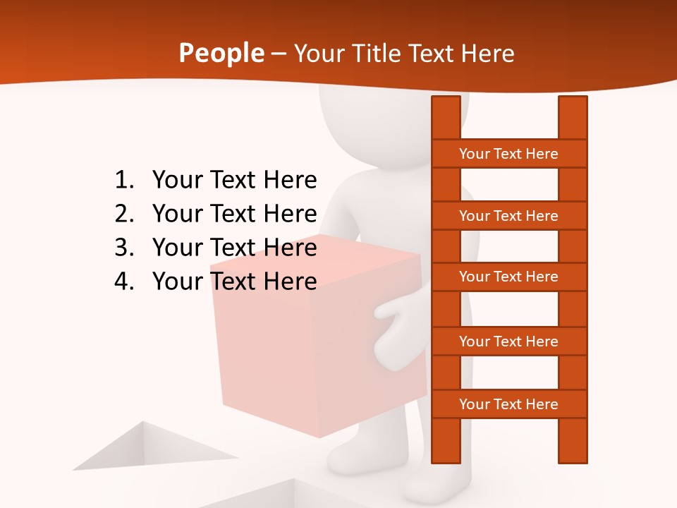 A Person Holding A Box In His Hands PowerPoint Template