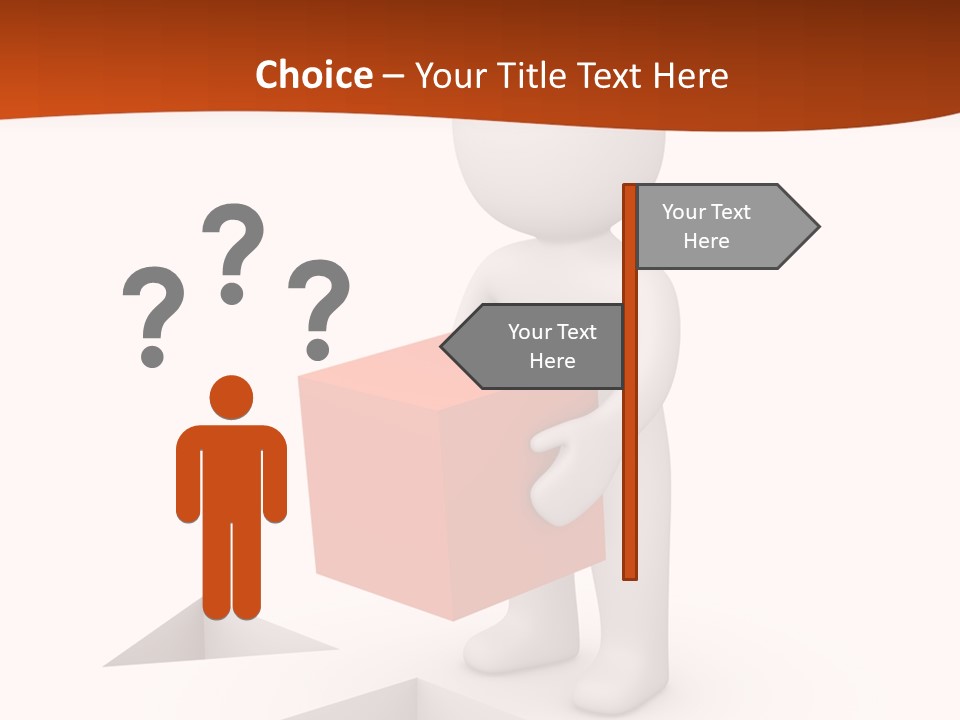 A Person Holding A Box In His Hands PowerPoint Template