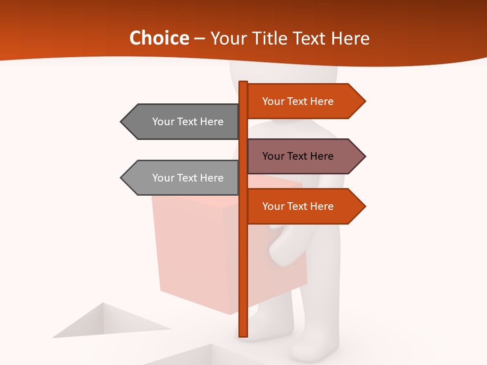 A Person Holding A Box In His Hands PowerPoint Template