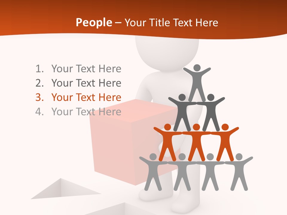 A Person Holding A Box In His Hands PowerPoint Template