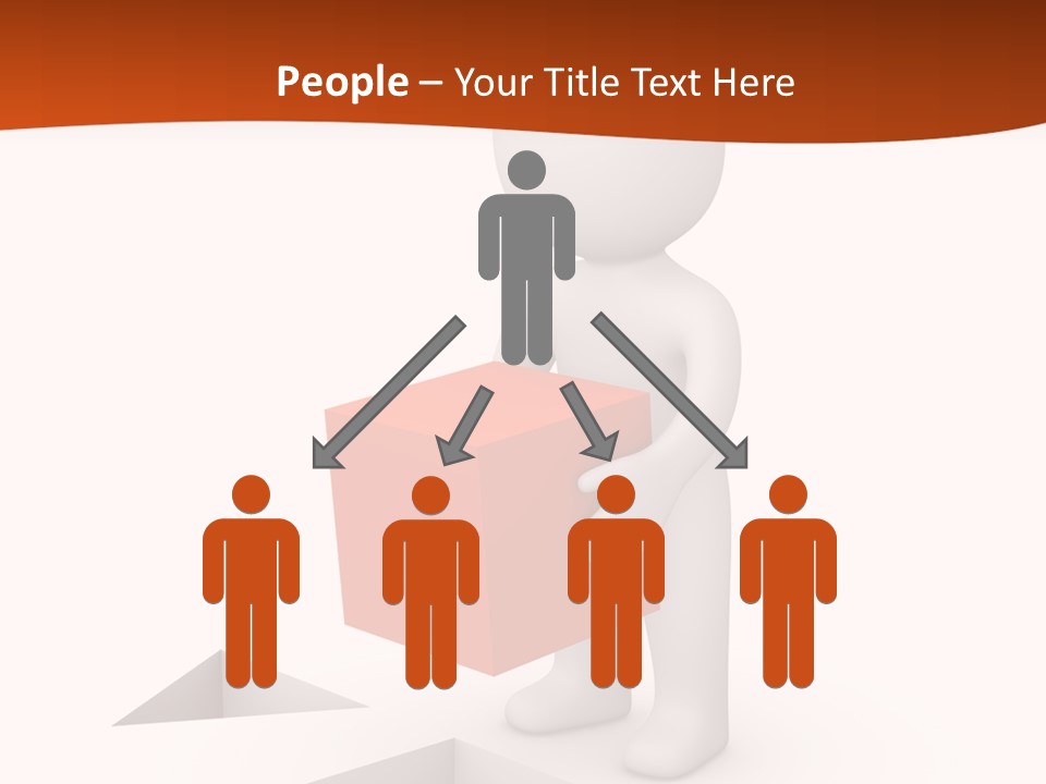 A Person Holding A Box In His Hands PowerPoint Template