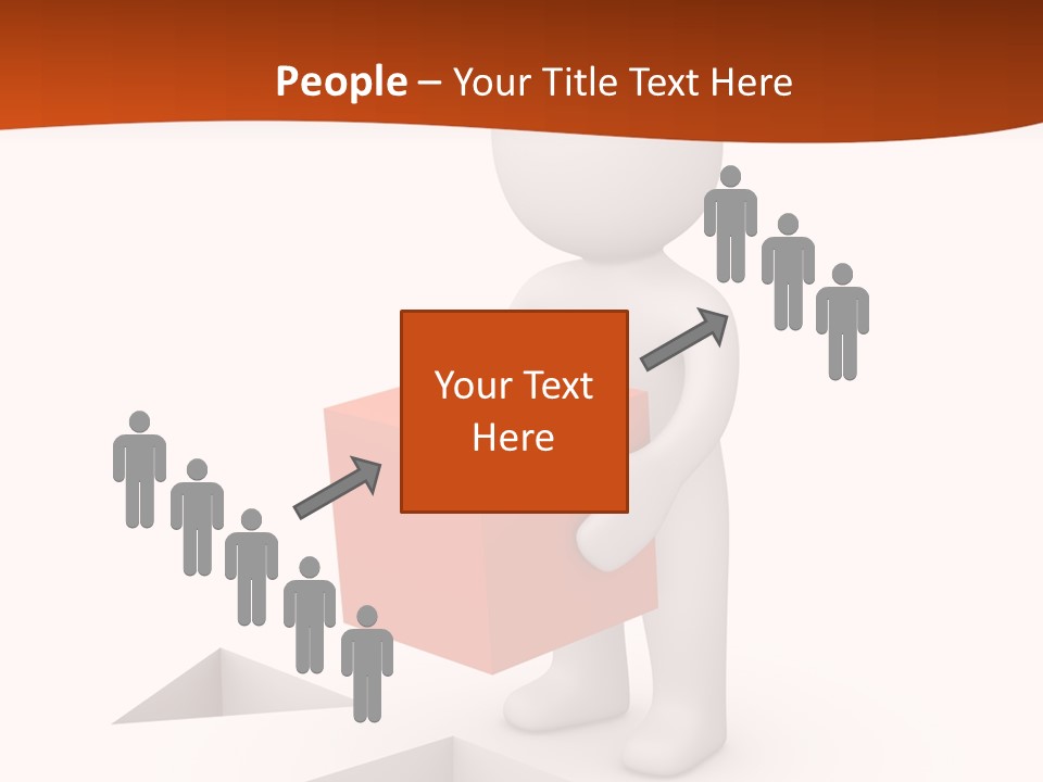 A Person Holding A Box In His Hands PowerPoint Template