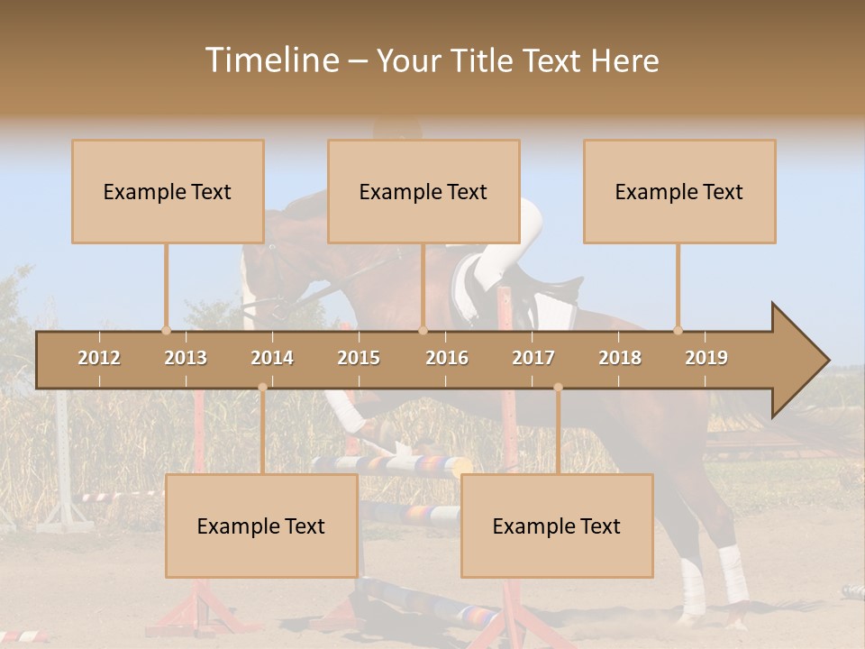 Training Woman Powerful PowerPoint Template