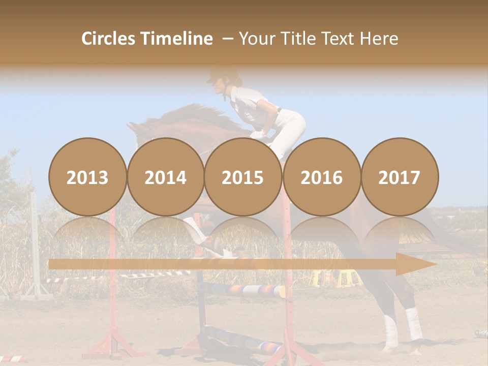 Training Woman Powerful PowerPoint Template