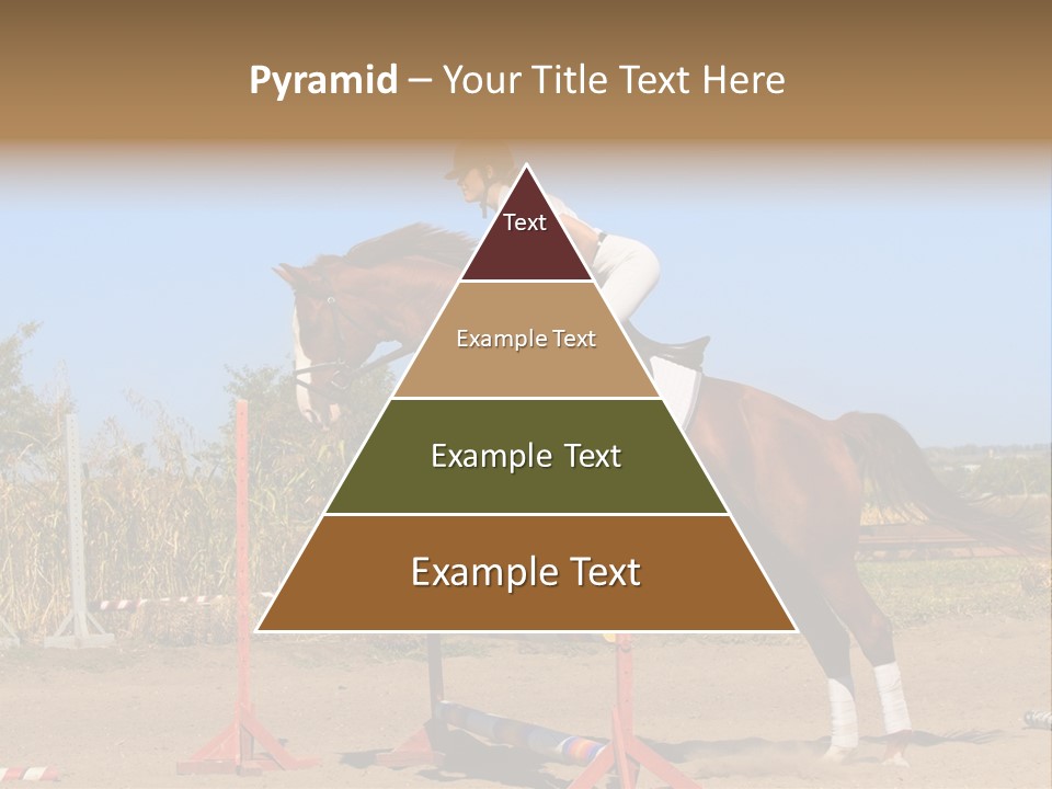 Training Woman Powerful PowerPoint Template