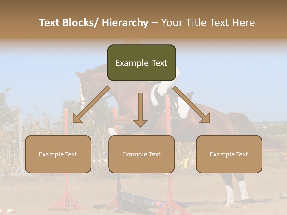 Training Woman Powerful PowerPoint Template