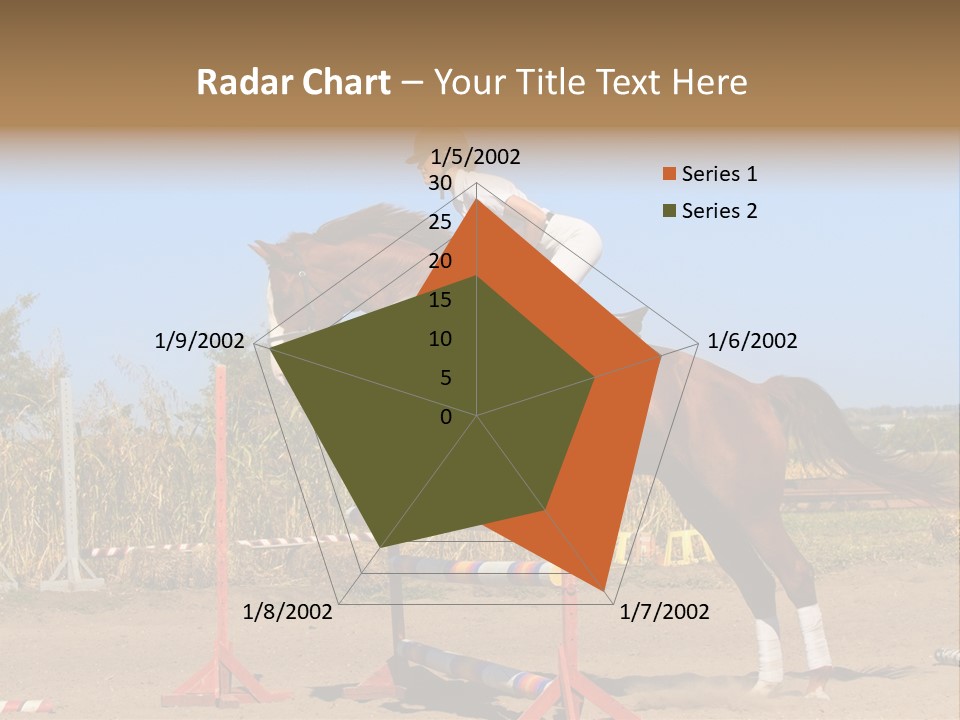 Training Woman Powerful PowerPoint Template