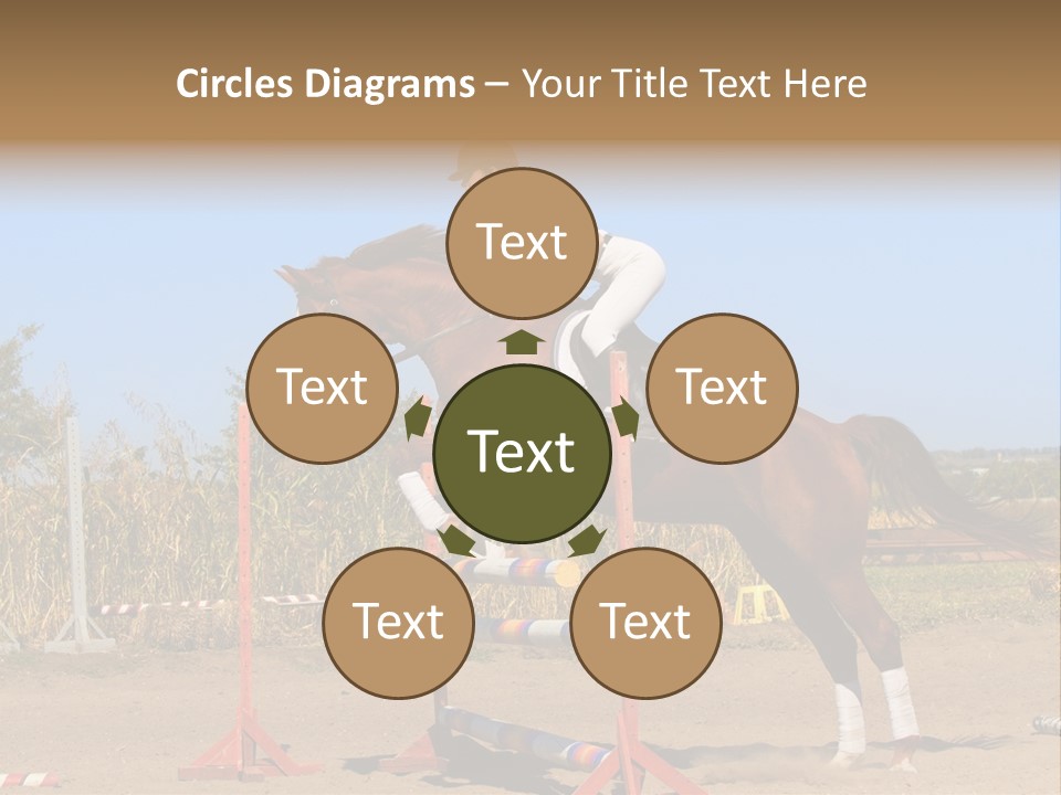 Training Woman Powerful PowerPoint Template