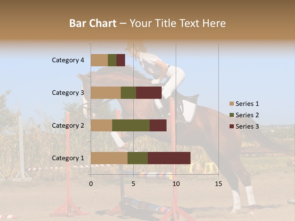 Training Woman Powerful PowerPoint Template