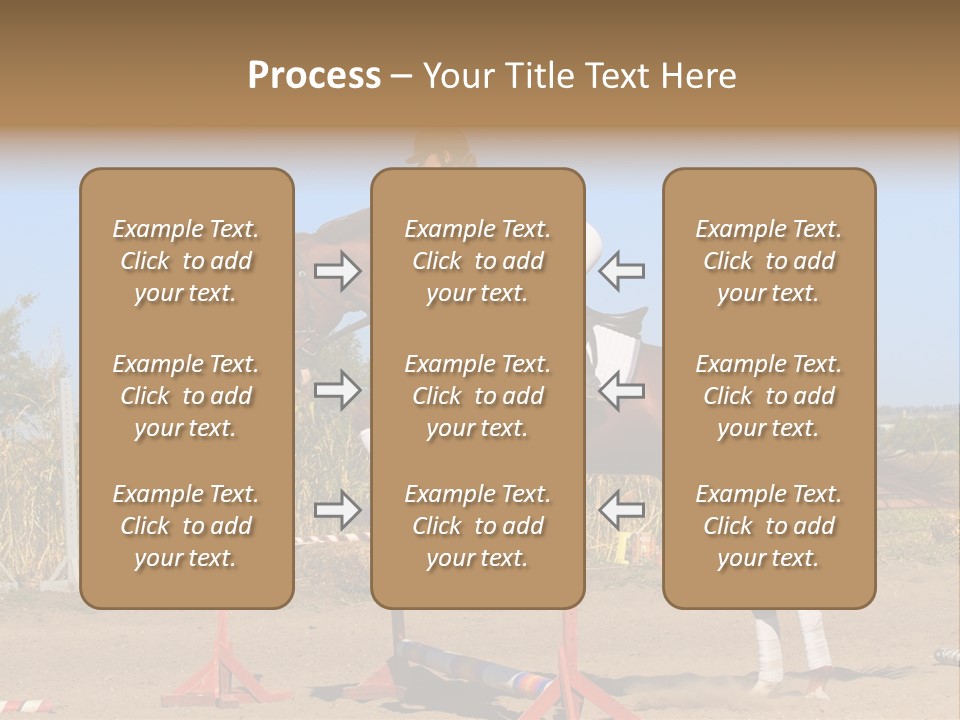 Training Woman Powerful PowerPoint Template