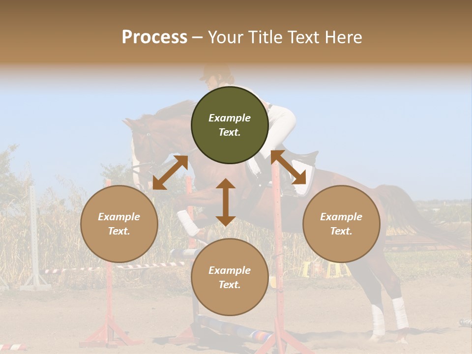 Training Woman Powerful PowerPoint Template