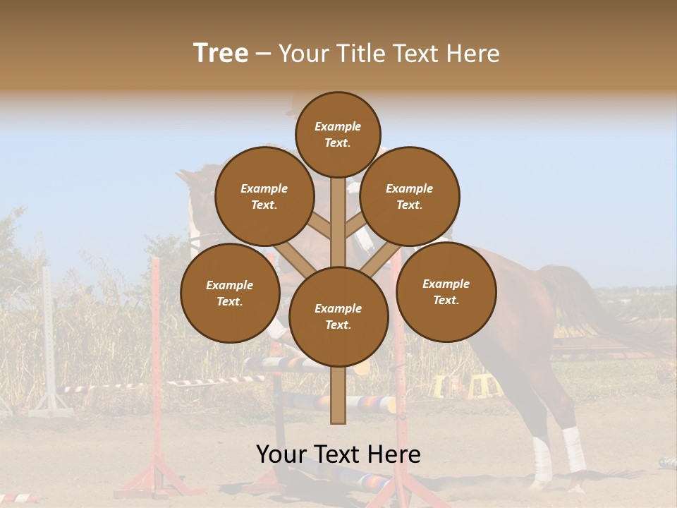 Training Woman Powerful PowerPoint Template