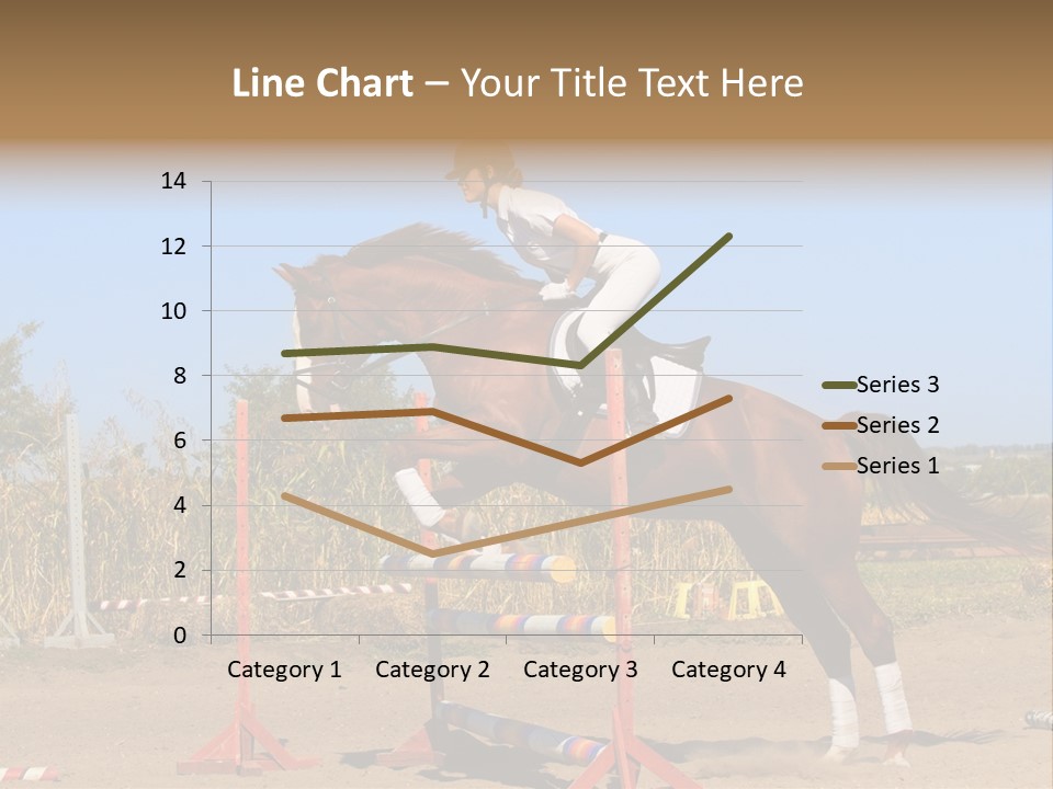 Training Woman Powerful PowerPoint Template