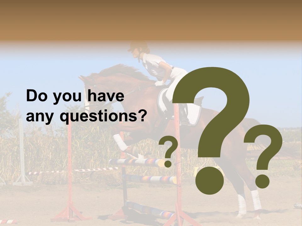 Training Woman Powerful PowerPoint Template