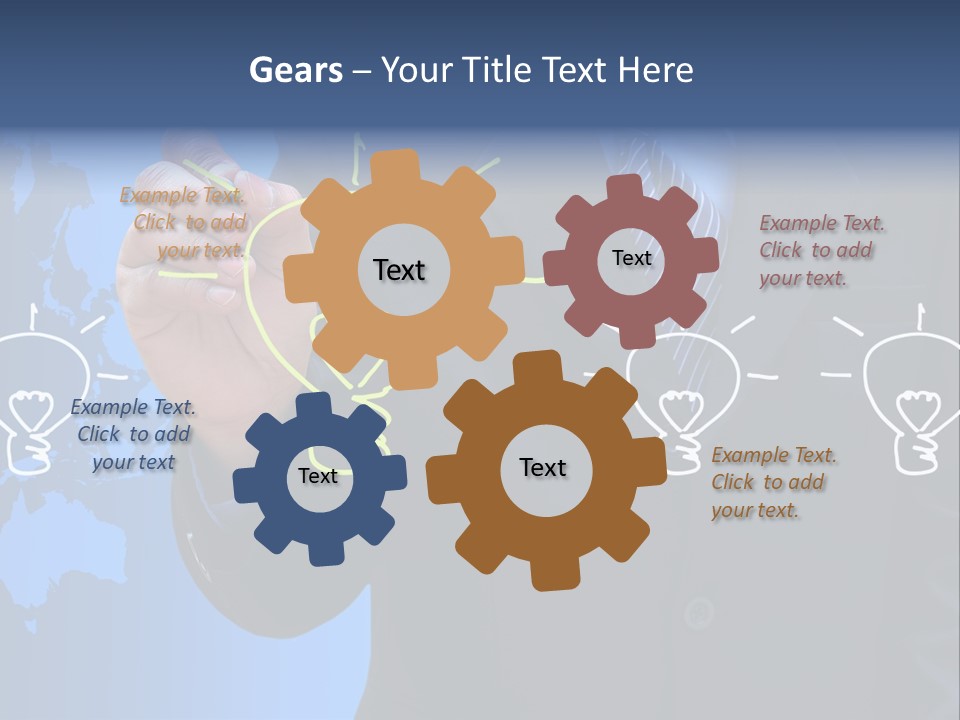 Symbol Environment Sketch PowerPoint Template
