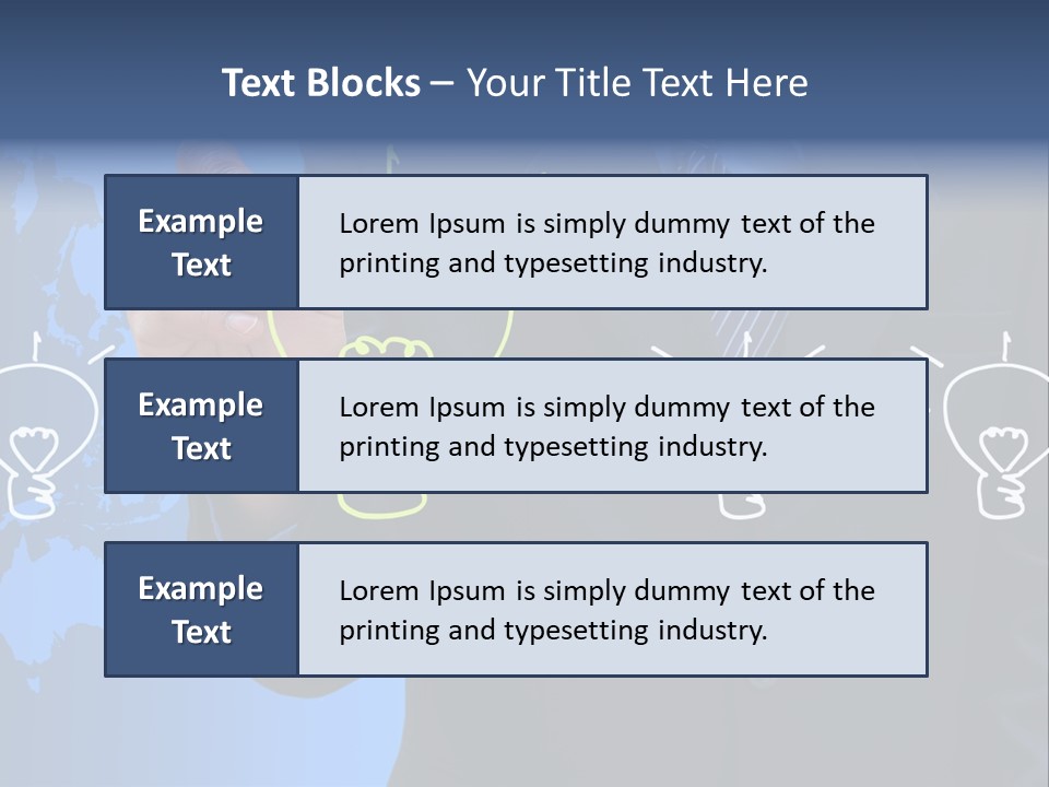 Symbol Environment Sketch PowerPoint Template