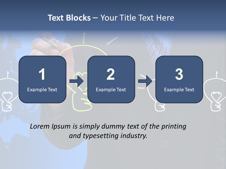 Symbol Environment Sketch PowerPoint Template