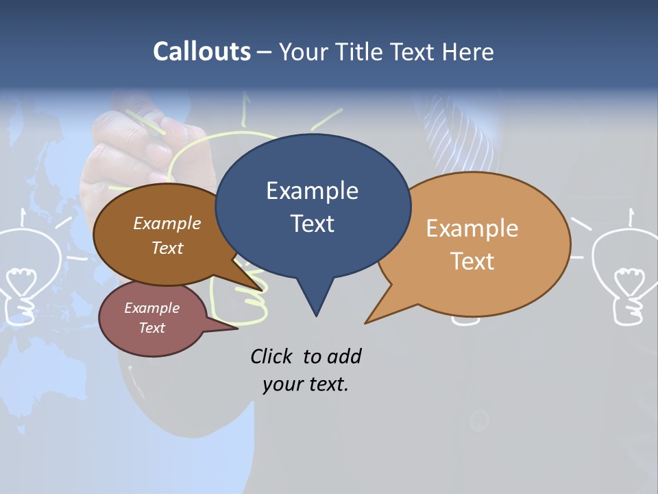 Symbol Environment Sketch PowerPoint Template