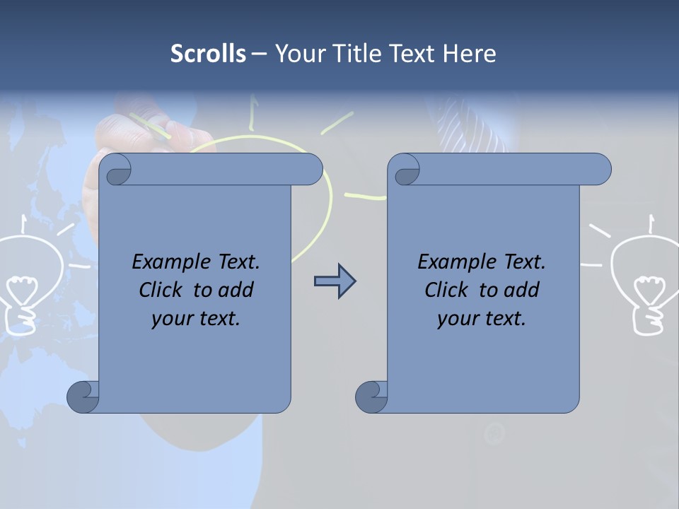 Symbol Environment Sketch PowerPoint Template