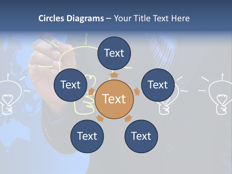 Symbol Environment Sketch PowerPoint Template