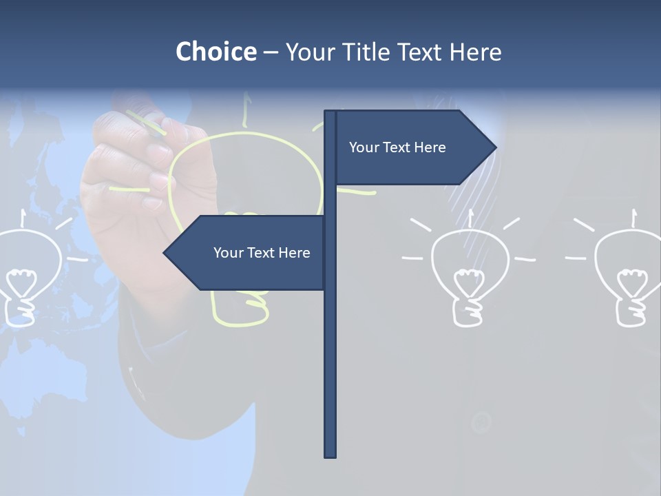 Symbol Environment Sketch PowerPoint Template