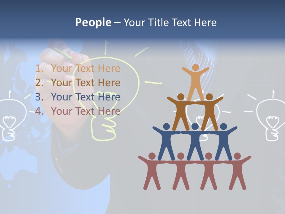 Symbol Environment Sketch PowerPoint Template