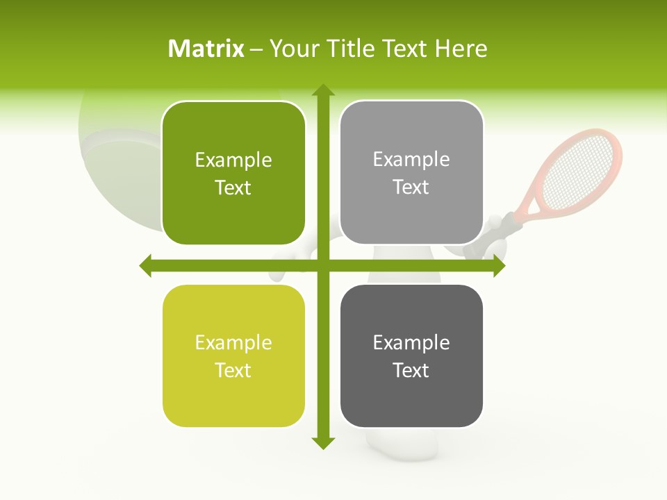 Abstract Success Athlete PowerPoint Template