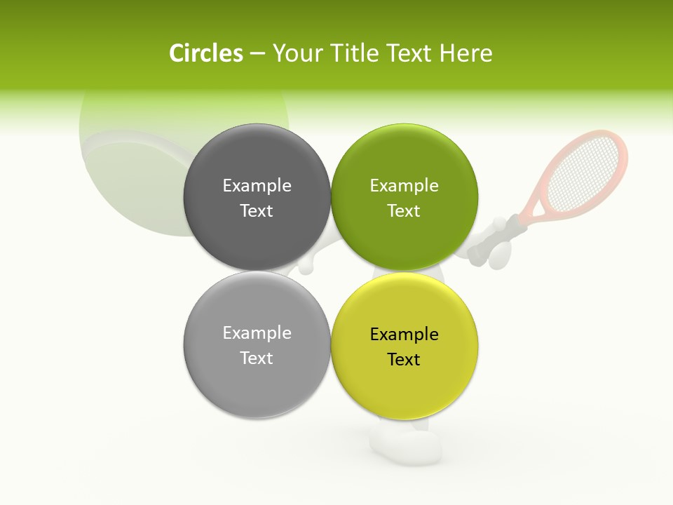 Abstract Success Athlete PowerPoint Template