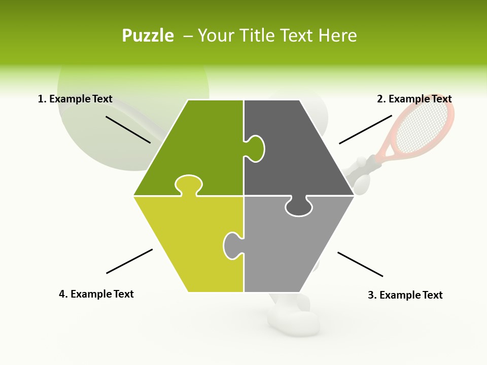 Abstract Success Athlete PowerPoint Template