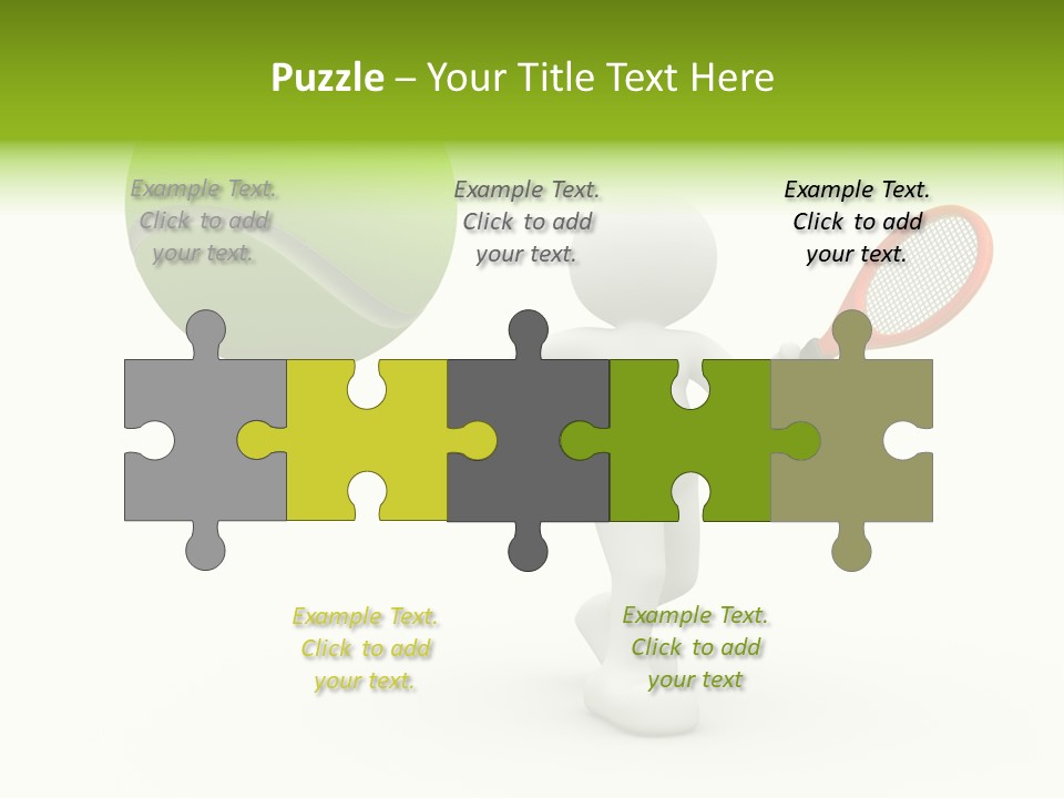 Abstract Success Athlete PowerPoint Template