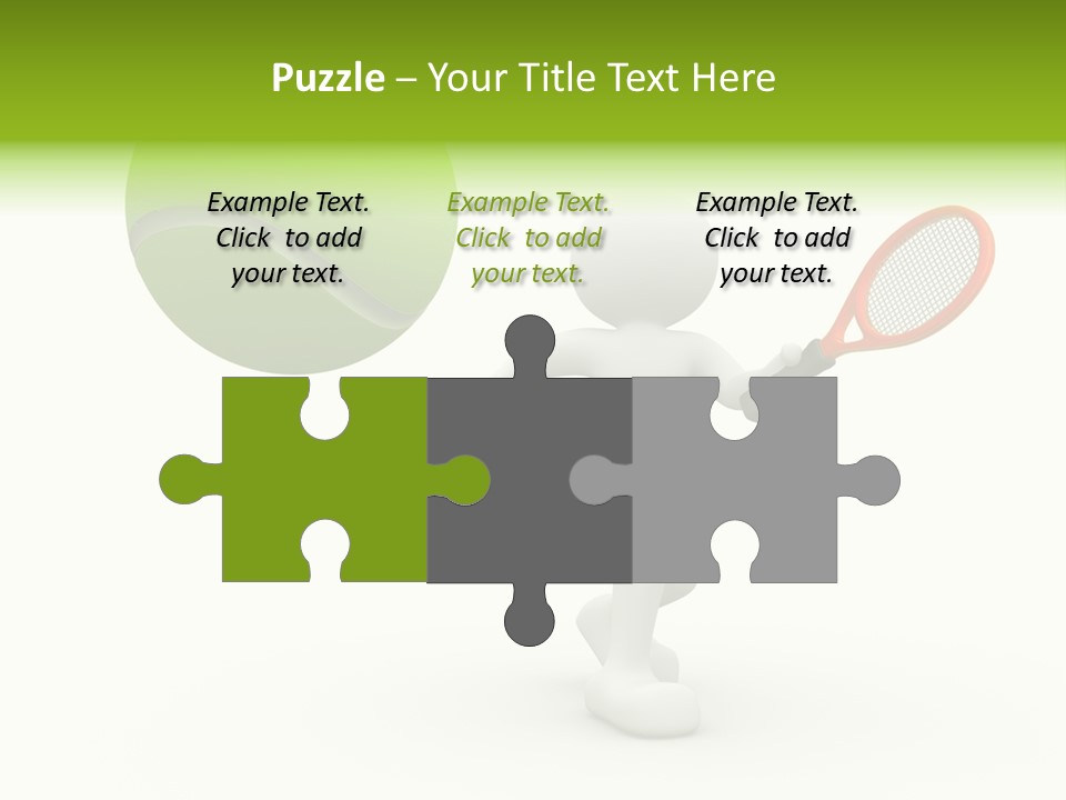 Abstract Success Athlete PowerPoint Template