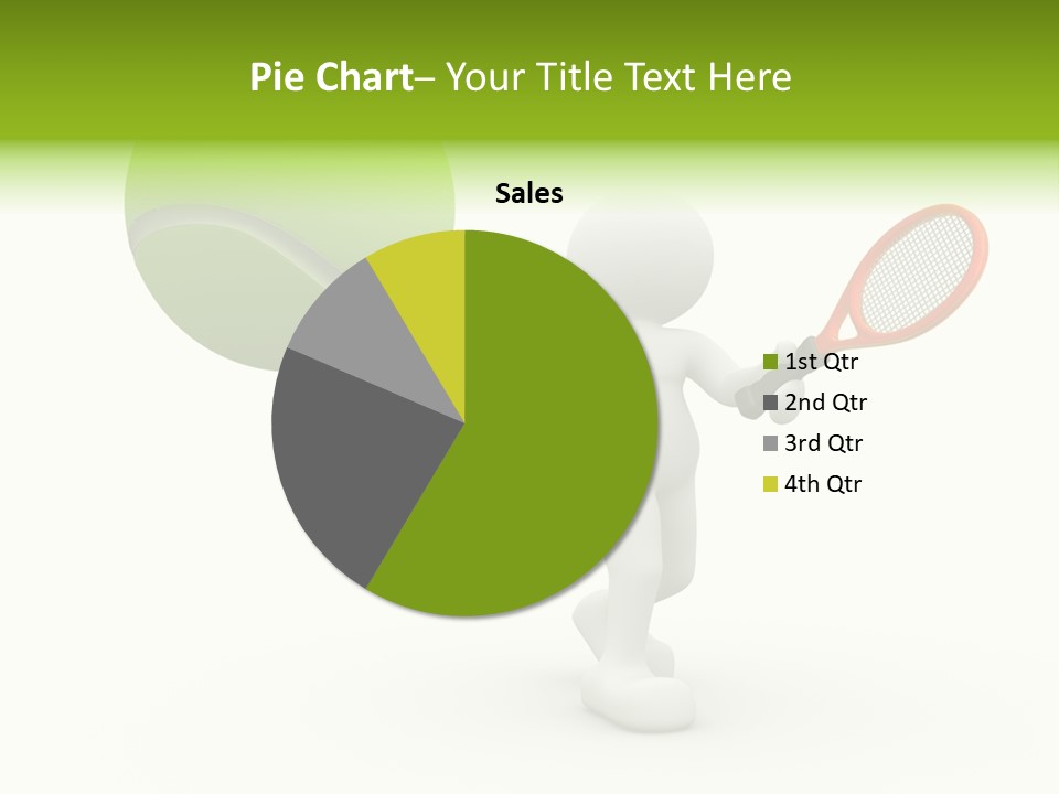 Abstract Success Athlete PowerPoint Template