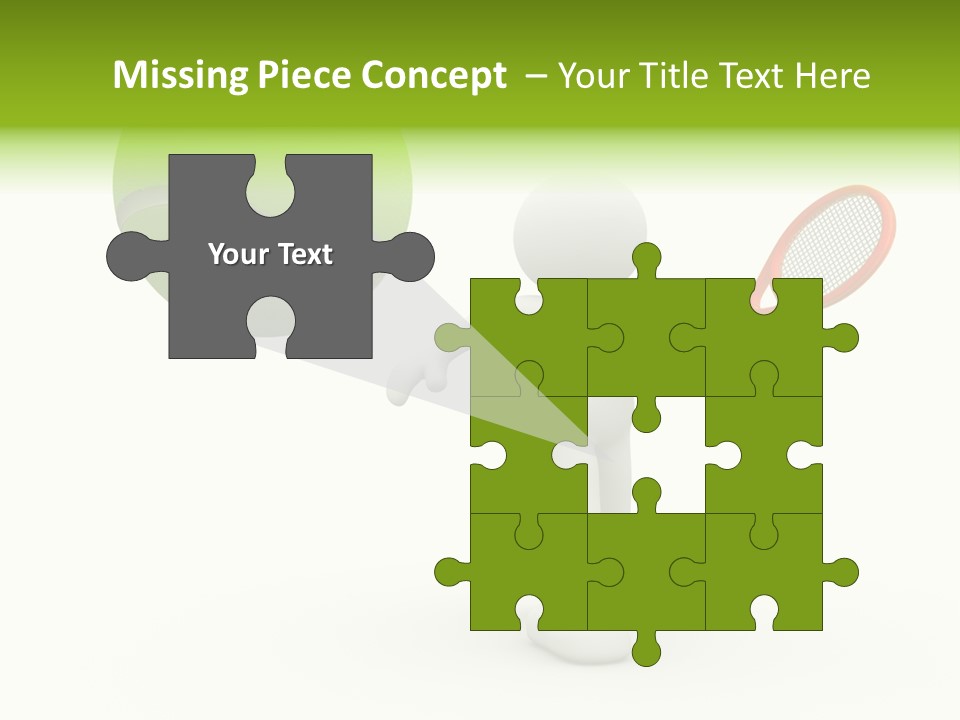 Abstract Success Athlete PowerPoint Template