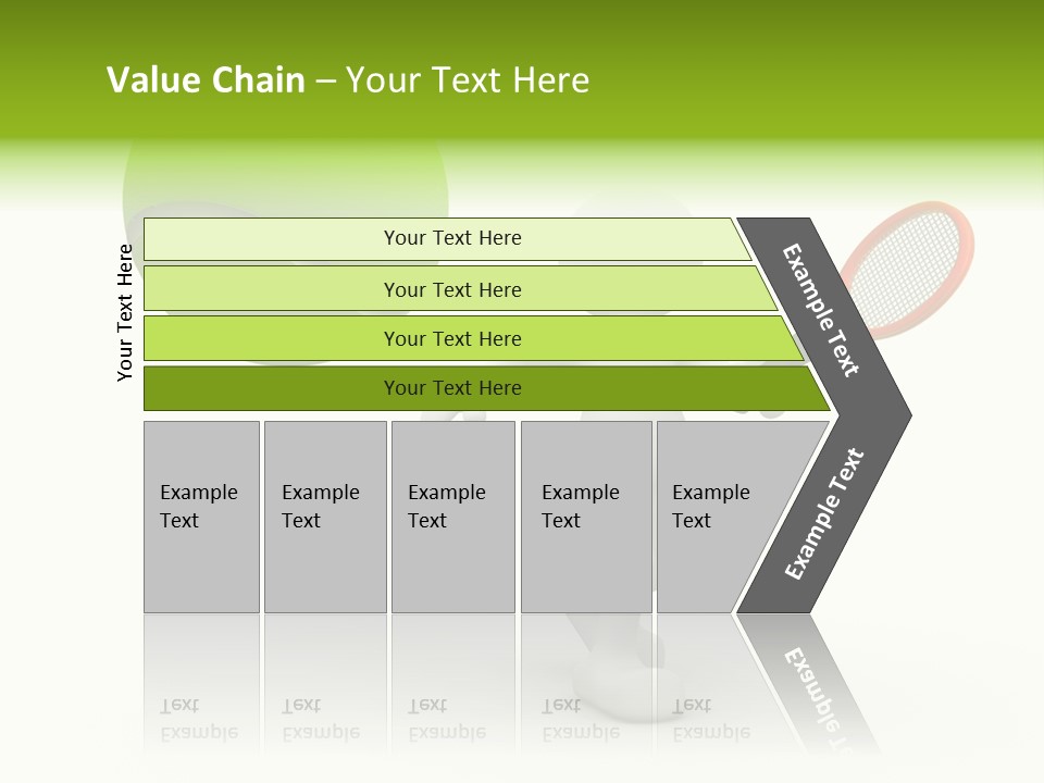 Abstract Success Athlete PowerPoint Template