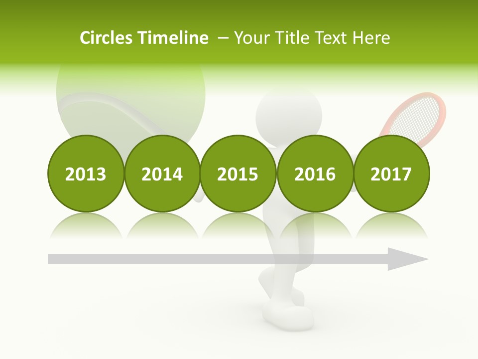 Abstract Success Athlete PowerPoint Template