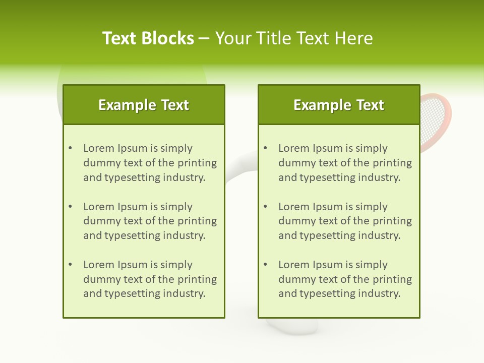 Abstract Success Athlete PowerPoint Template