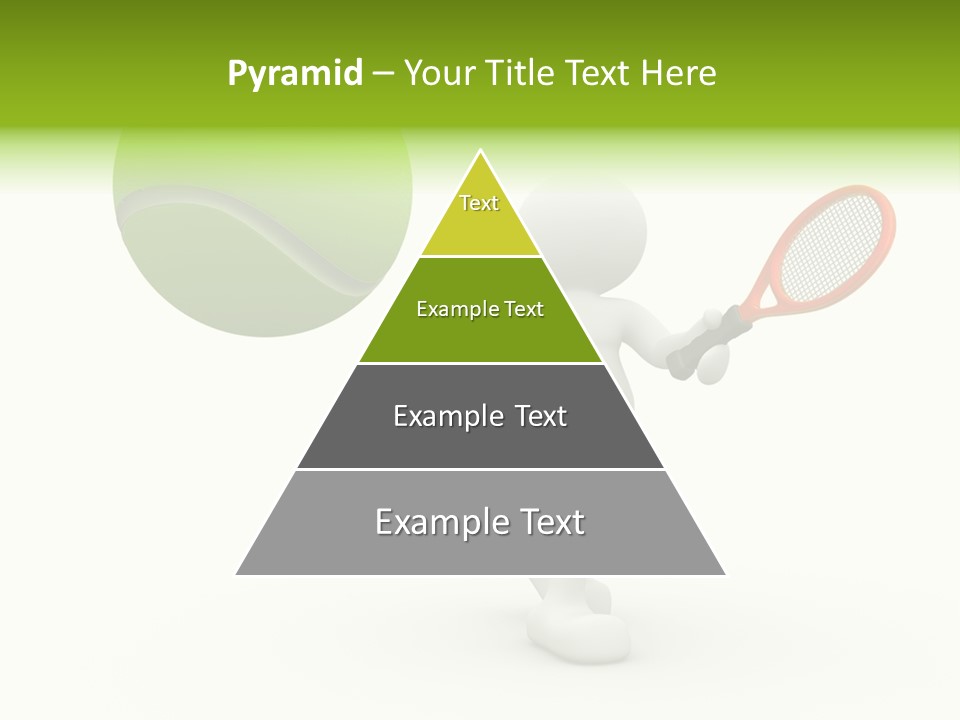 Abstract Success Athlete PowerPoint Template