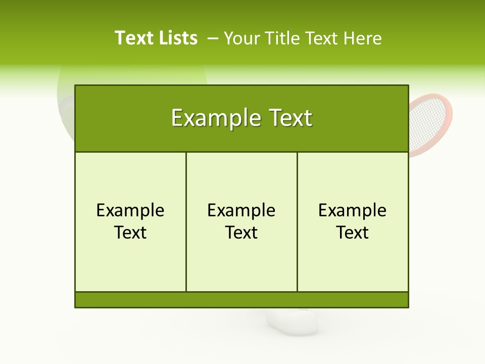 Abstract Success Athlete PowerPoint Template