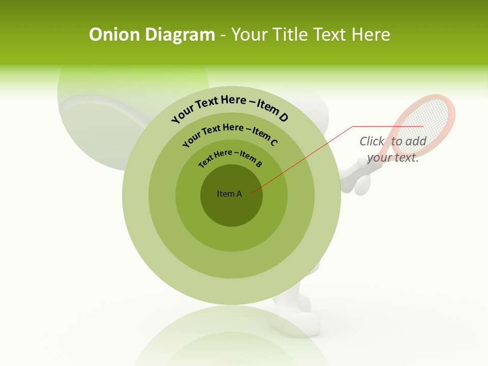 Abstract Success Athlete PowerPoint Template