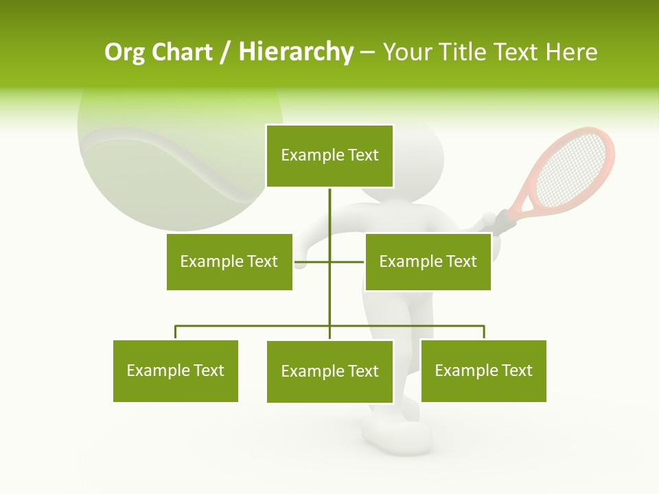 Abstract Success Athlete PowerPoint Template