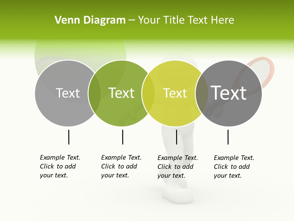 Abstract Success Athlete PowerPoint Template