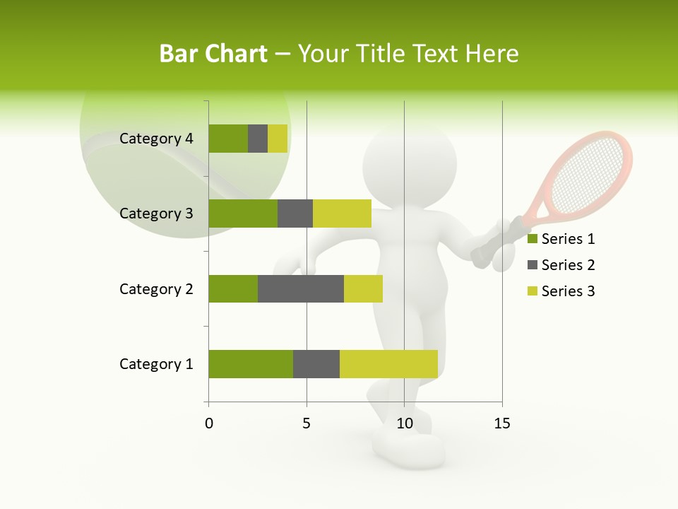 Abstract Success Athlete PowerPoint Template