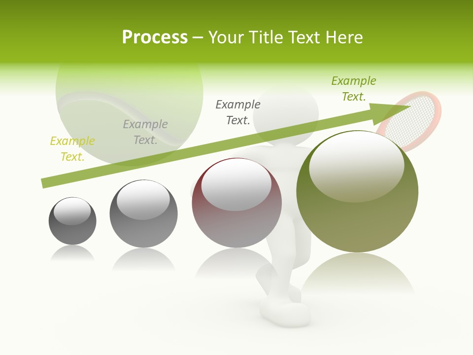 Abstract Success Athlete PowerPoint Template